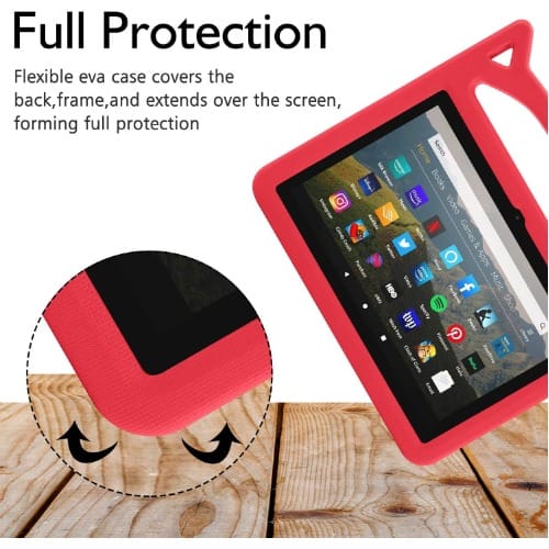 Defender Back Case With Kickstand Handle For Amazon Fire Hd 8/8 Plus