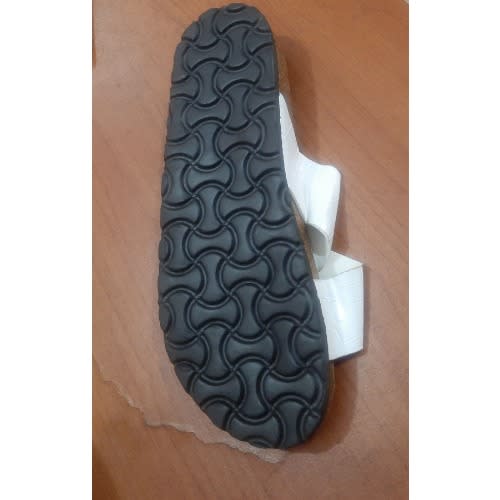 White Cross Design Slippers