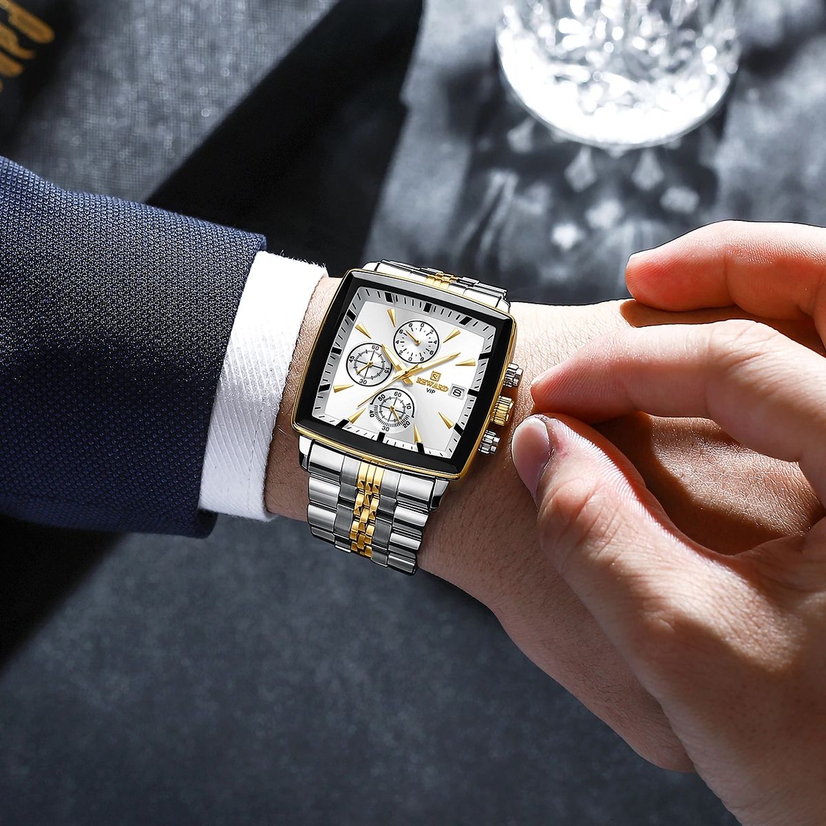 Brand Fashion Luxury Waterproof Quartz Men's Watch