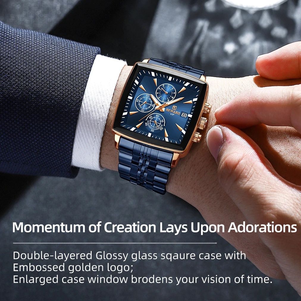 Brand Fashion Luxury Waterproof Quartz Men's Watch