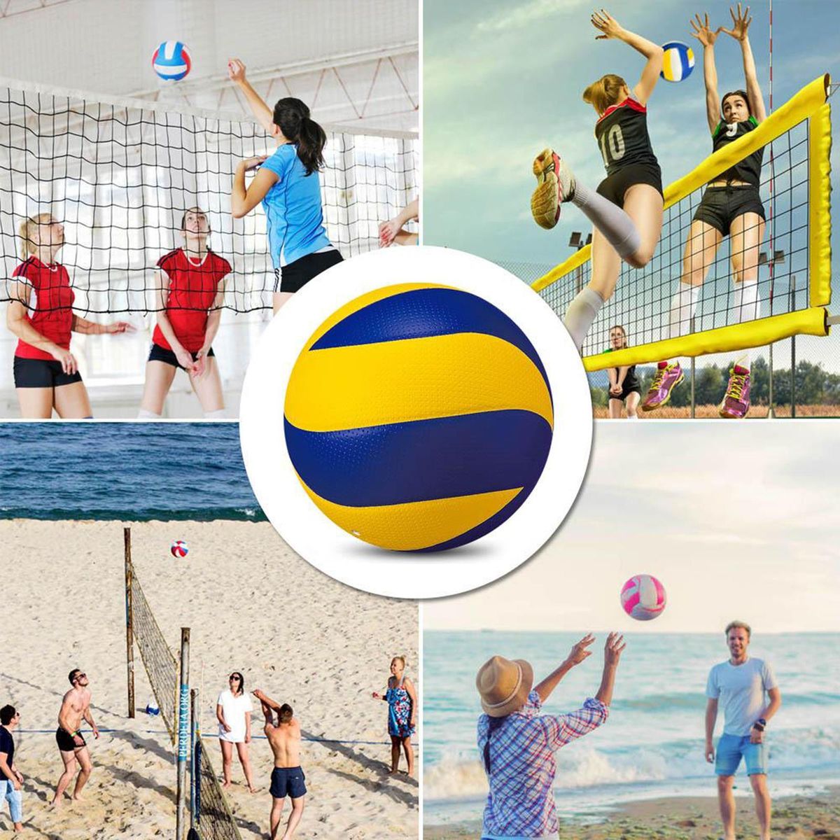 Standard Size 5 Beach Volleyball Outdoor Ball For Kids Adults Game