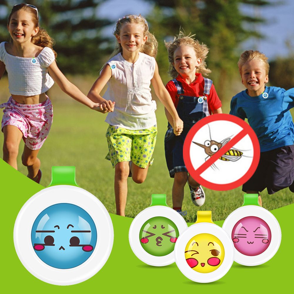 Mosquito Of Drive Repellent Pieces Buckle Mosquito Plant Anti-Mosquito Button Waterproof For 4 Cartoon IFORY Pregnant Natural