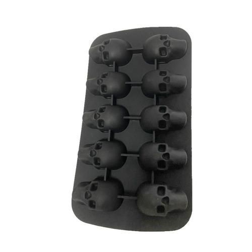 10 Cells 3D Skull Ice Cube Mold Silicone Ice Cube Tray Ice Cube Maker DIY Whiskey Cocktail Ice Ball Mold Chocolate Pastry Mould