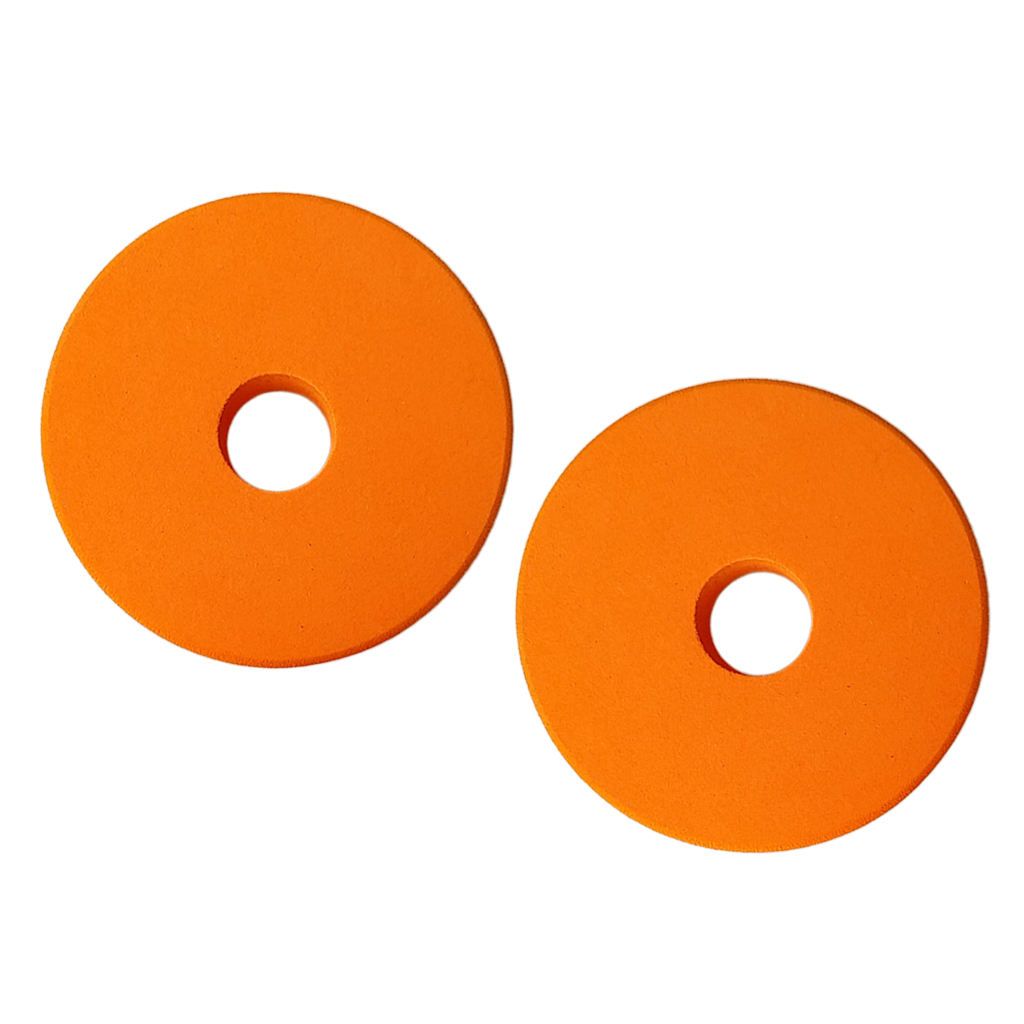 Pack Of 2 Durable Foam Line Spools Winding Board  Line Orange