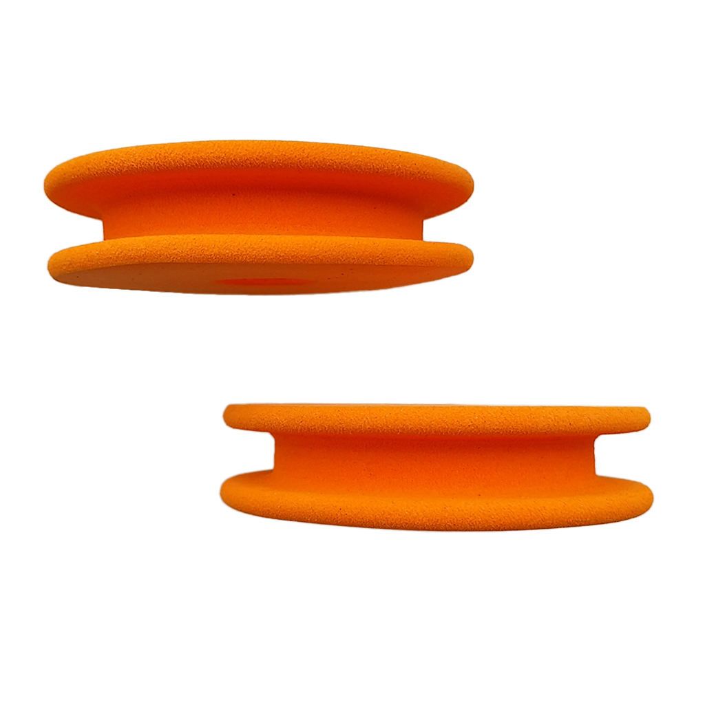 Pack Of 2 Durable Foam Line Spools Winding Board  Line Orange