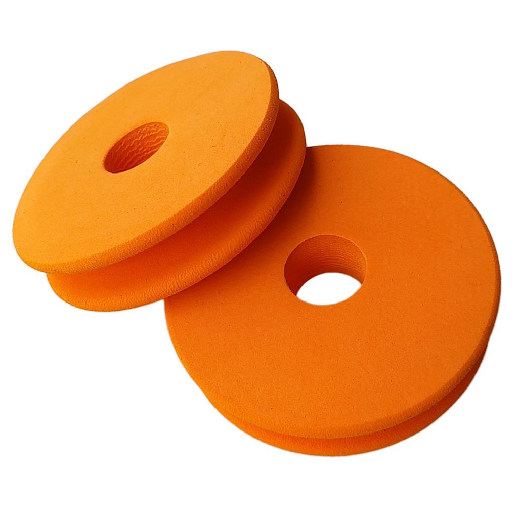 Pack Of 2 Durable Foam Line Spools Winding Board  Line Orange