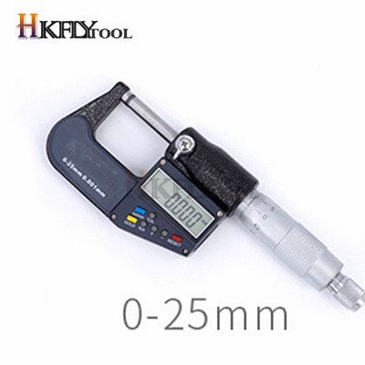 0.001mm Electronic Outside Micrometer 0-25mm Digital Gauge