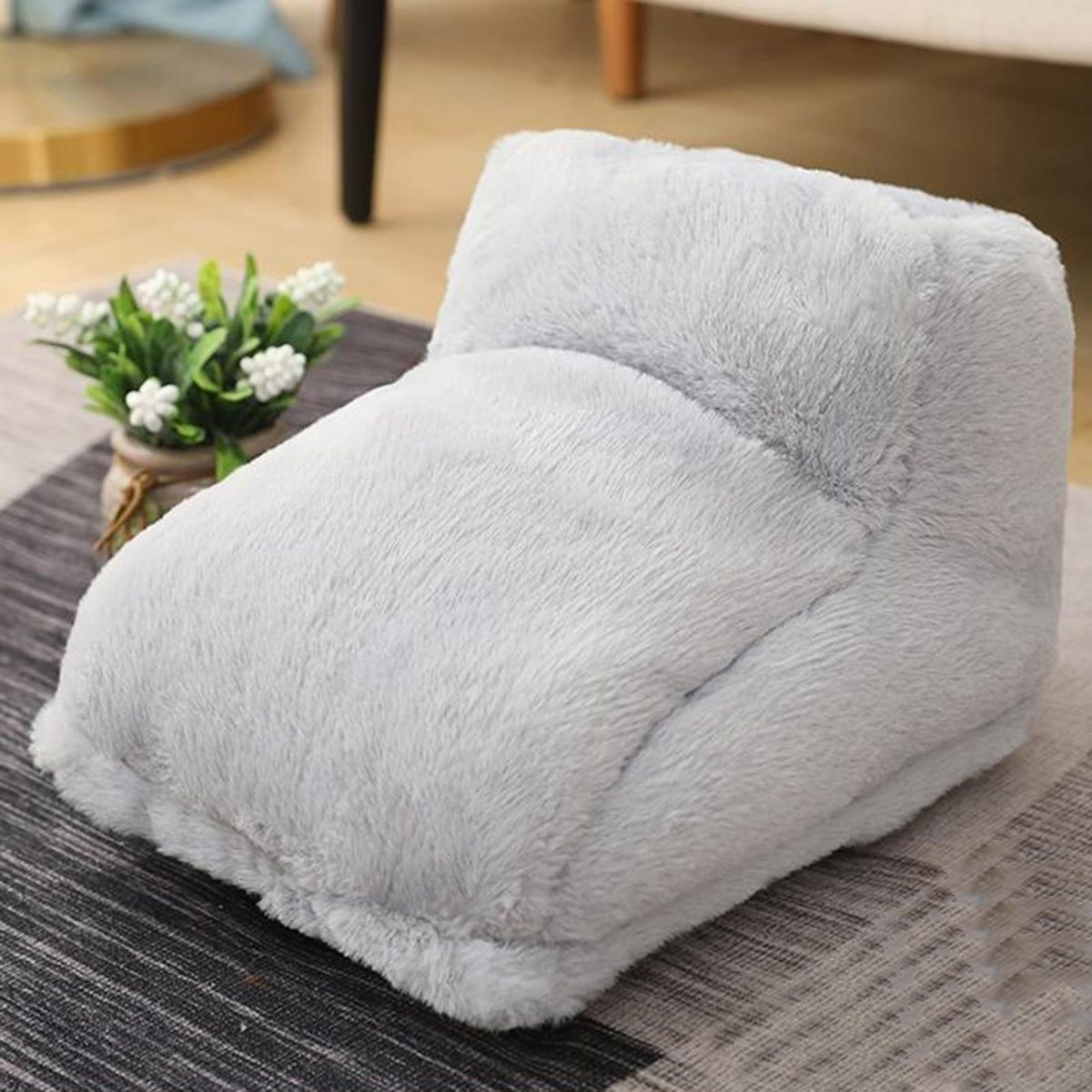 Foot Warmer Washable Safe Heating Pad Grey