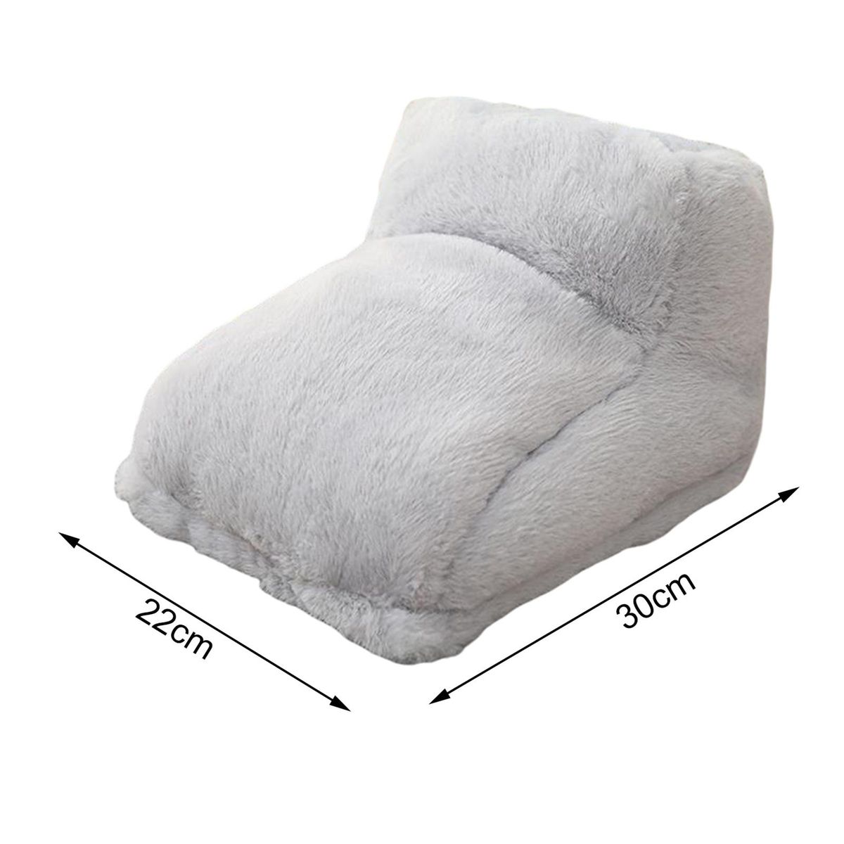 Foot Warmer Washable Safe Heating Pad Grey