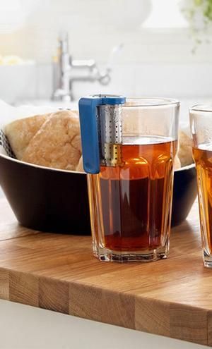 Reusable Tea Infuser Stainless Steel With Handle Tea Strainer Teapot Tea Bag Infuser Filter Household Tea Brewing Making