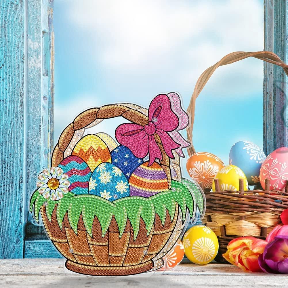 DIY Diamond Painting Ornaments Easter Decoration LED Lamp