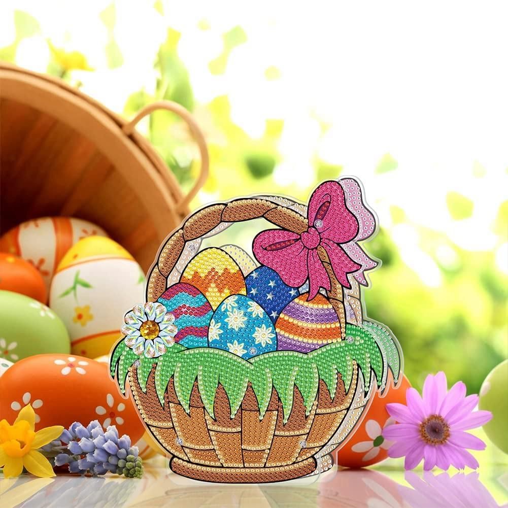 DIY Diamond Painting Ornaments Easter Decoration LED Lamp