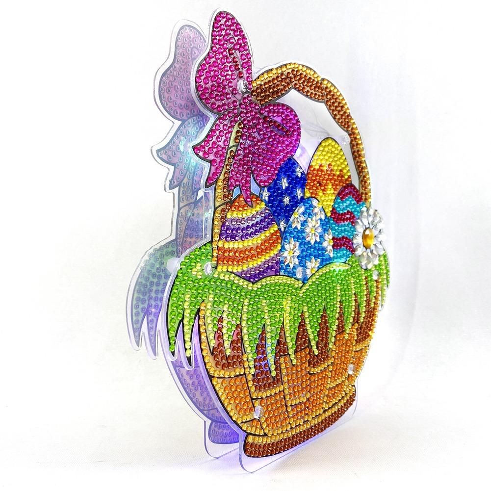 DIY Diamond Painting Ornaments Easter Decoration LED Lamp
