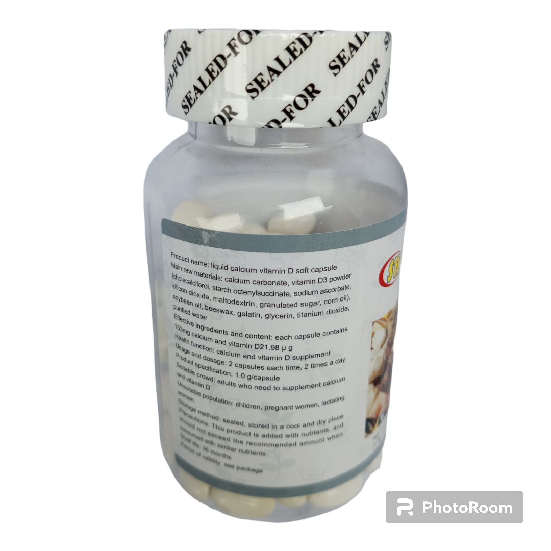 Liquid Calcium Vitamin D Capsules