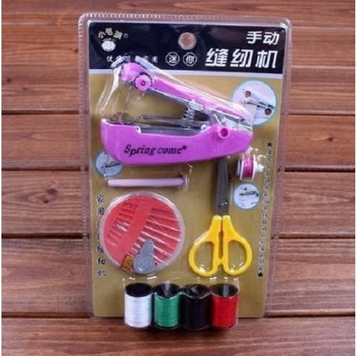 Spring Come Mini Sewing Machine Coil Scissors Set