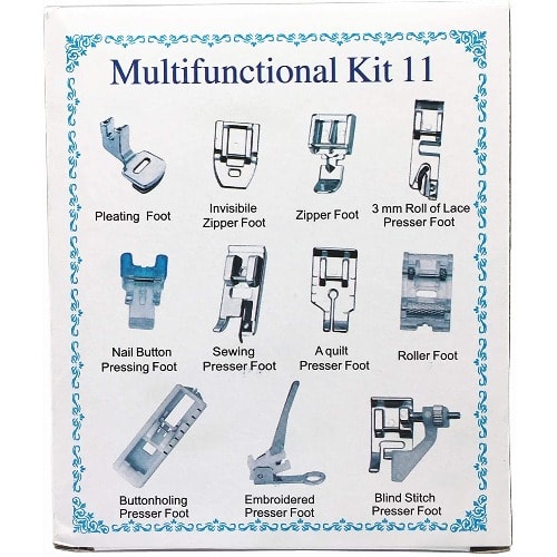 11Pieces Domestic Sewing Machine Presser Foot Set