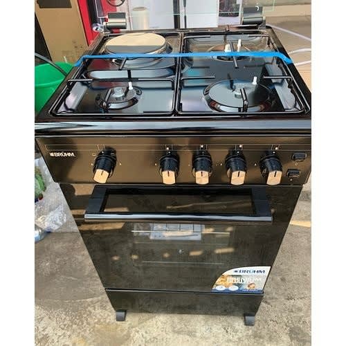 3 Gas & 1 Electric Standing Gas Cooker With Gas Oven & Grill