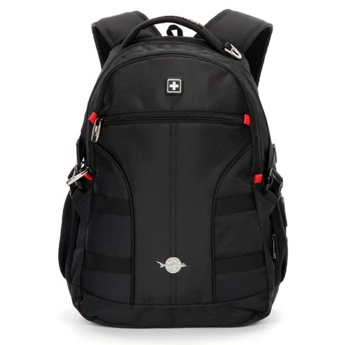 Multi Functional School Backpack -Black