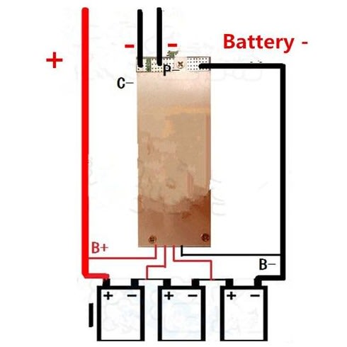 3s 100a 12v With Balance 18650 Li-ion Lithium Battery