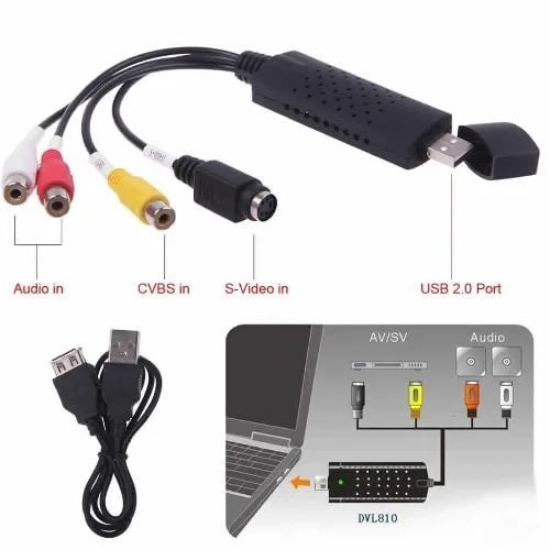 Easycap Video & Audio Capture Adapter & Recorder