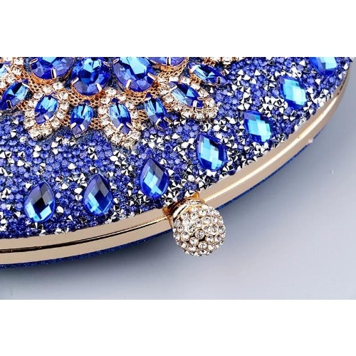 Ladies Clutch Purse - Blue