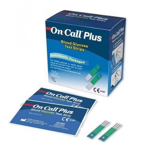 ONCALL Plus Glucometer Test Strips-25 Strips