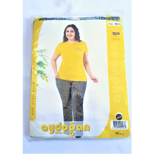 2 Piece Women Pyjamas/Sleep Wear - Cool Yellow