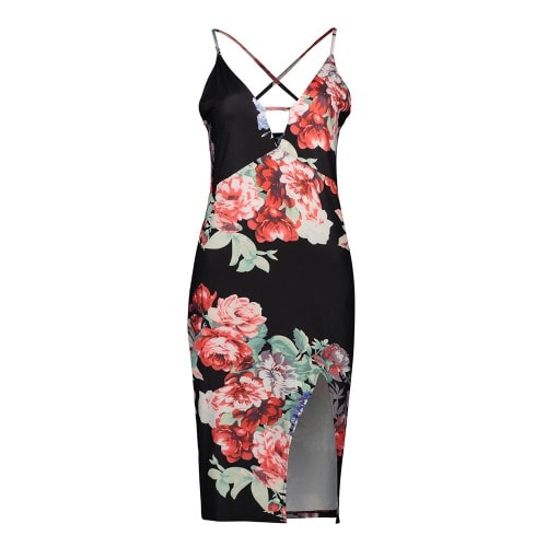 Ladies Bobycon Active Gown- Black