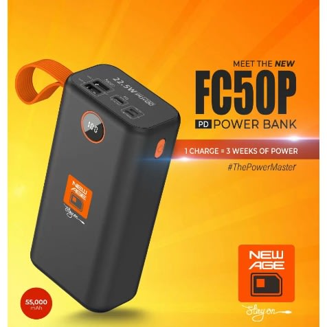Fc50 55000mah Pd Power Bank