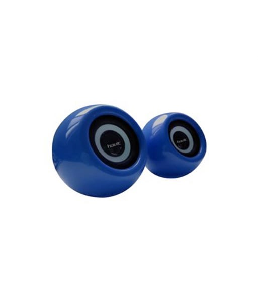 Mini USB 2.0 Portable Computer Speaker - Blue