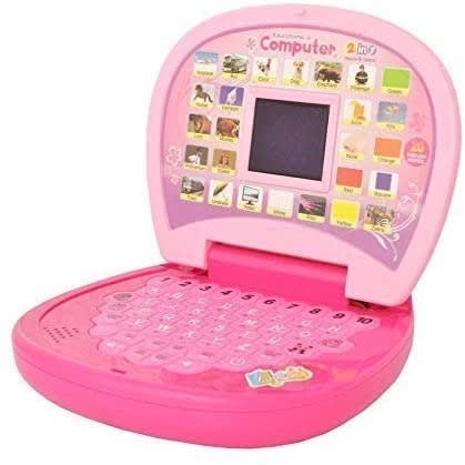 Educational Computer Abc And 123 Learning Kids Laptop With Led Display And Music