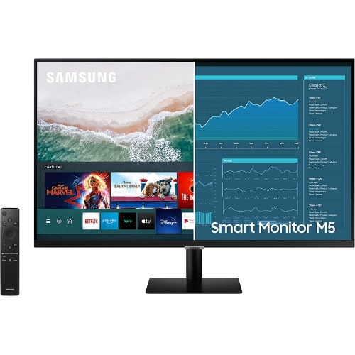 Ls32am502nnxza M5 Series 32-inch Fhd 1080p Smart Monitor & Streaming Tv (tuner-free), Netflix, Hbo,