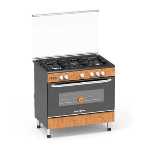 90x60cm 5 Gas Burner With Auto Ignition - Pvwd-960g5g