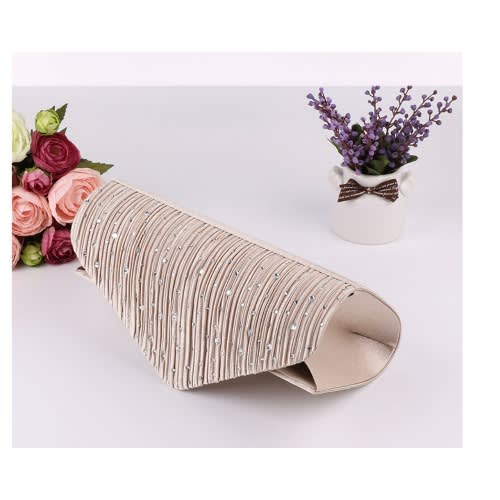 Ladies Party Clutch Purse- Silver