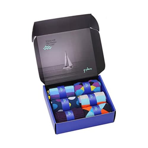 Marino Niffty Pattern 6 Pack Men Socks -Pack 315