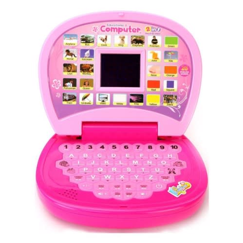 Angel Educational Laptop With Lcd Screen For Kids - Pink