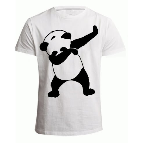 Pandadab Print Tshirt - White