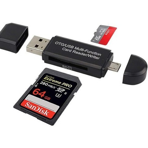 Multifunction OTG USB Card Reader Writer High-speed Micro-sd