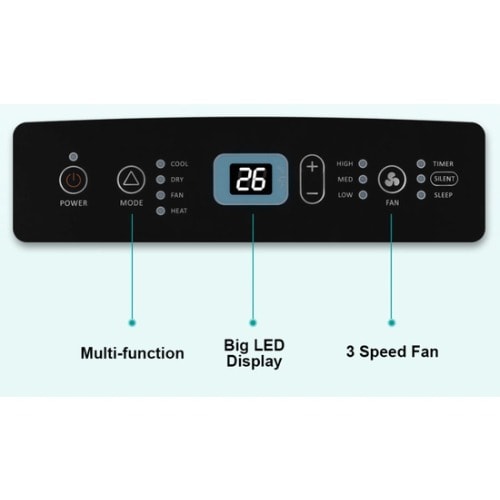 1.5hp Portable Mobile Air Conditioner Ap - 12h