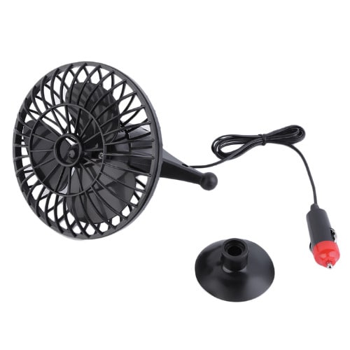 12V 4 Inch Mini Air Fan Car Vehicle Cooling Suction Cup Adsorption