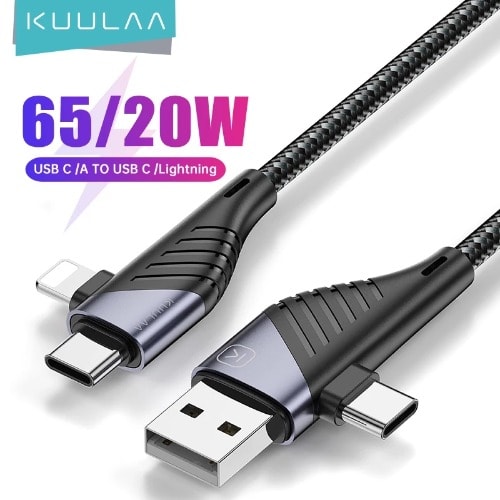 65W  4 in 1 Kuulaa Phone Cable