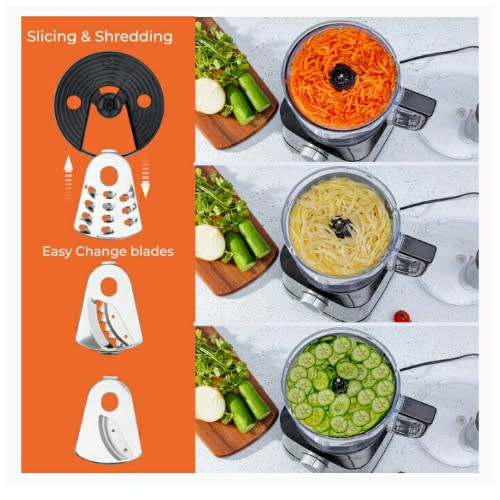 Multi-functional 10-in-1 Food Processor & Blender - 800W