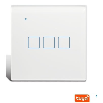 Tuya Smart Life 3 Gang Wifi Touch Switch Home