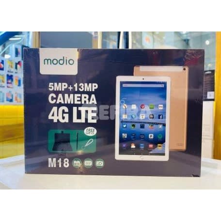 Modio M18 -  10" - 64GB ROM - 3GB RAM - 4G - Dual Sim - Zoom Support - 4000mAh - Silver