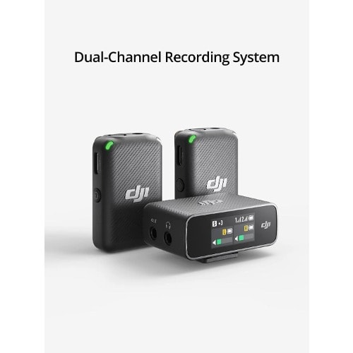 Mic 2-person Compact Digital Wireless Microphone System For Camera & Smartphone