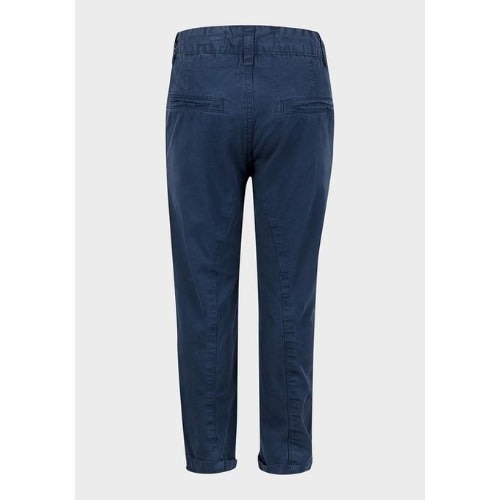 Boys Straight Leg Oxford Trousers Blue