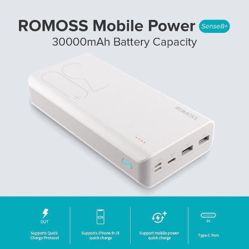 Sense 8+ 30000mAh Power Bank