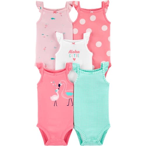 Aloha Cutie Bodysuits For Girls -3Piece