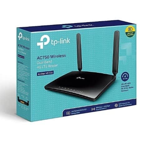 Ac750 Wireless Dual Band 4g Lte Router - Archer Mr200