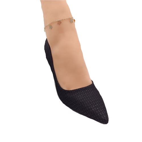 Pointed Stiletto Office Heel Shoe-Black